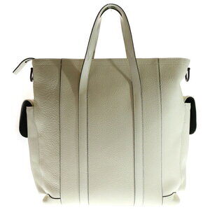 Louis Vuitton Taurillon Bag Christopher Shoulder Tote Leather White
